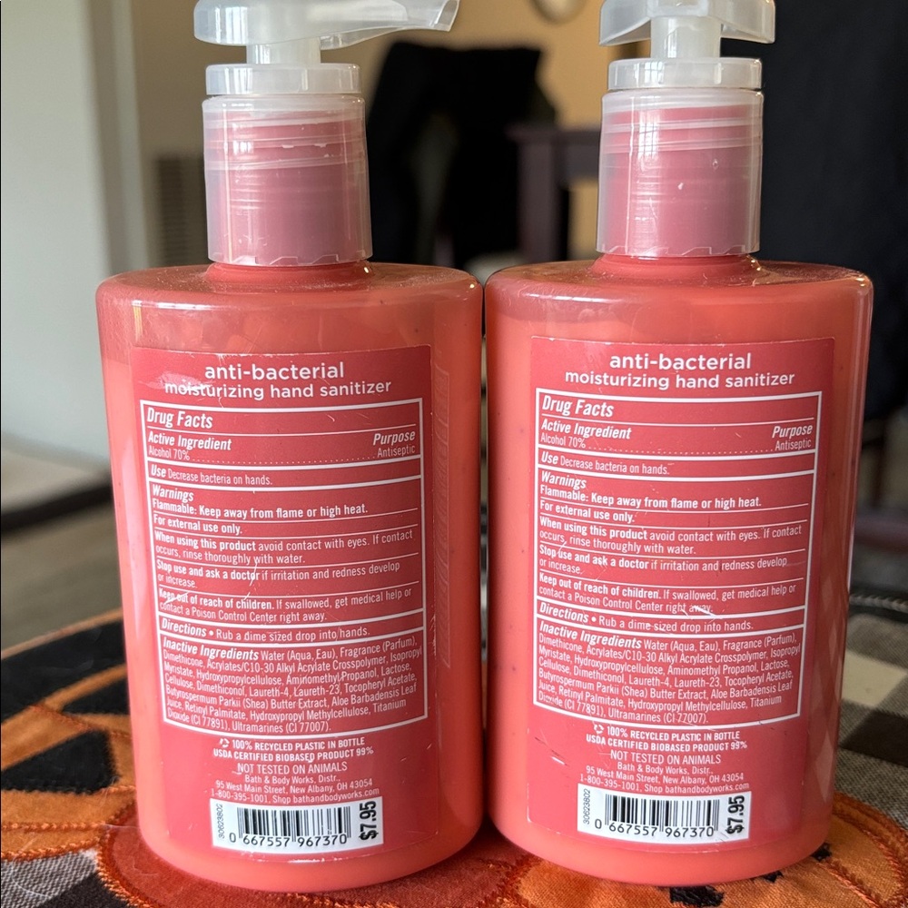 Watermelon Lemonade Moisturizing Hand Sanitizer Bath & Body Works Set - Picture 2 of 4